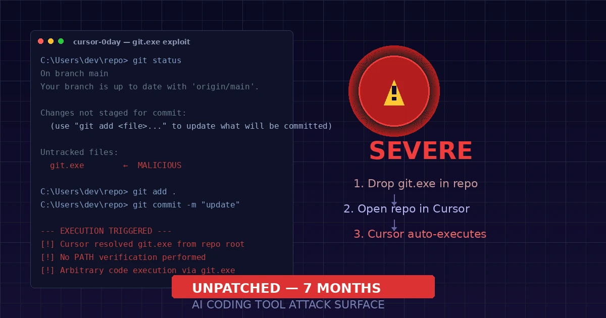 Cursor's 7-Month Unfixed 0day — When AI Coding Tools Become the Attack Surface