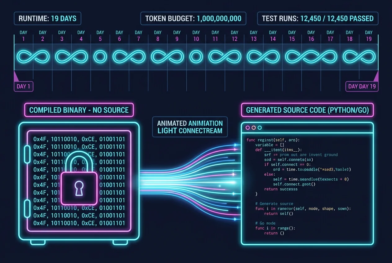 AI Coded Nonstop for 19 Days — The MirrorCode Benchmark Changes How We Measure Code Generation