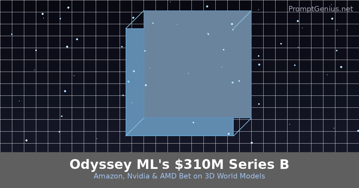 Odyssey ML Raises $310M from Amazon, Nvidia, and AMD to Build 3D World Models