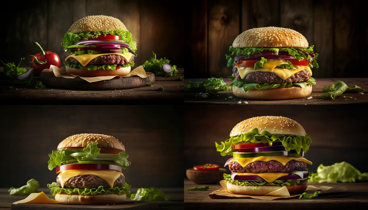 Restaurant Menu Pictures Hamburgers