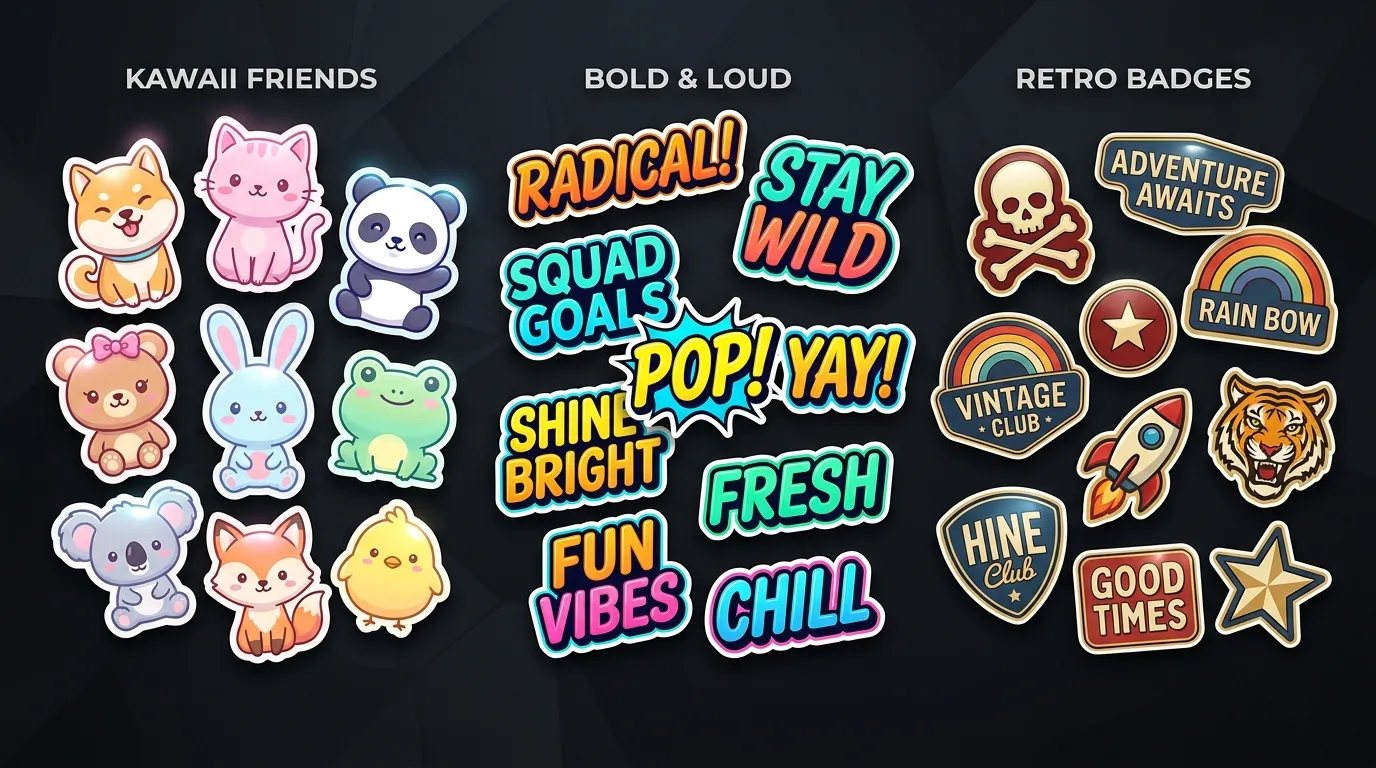Sticker Pack Prompts for Nano Banana