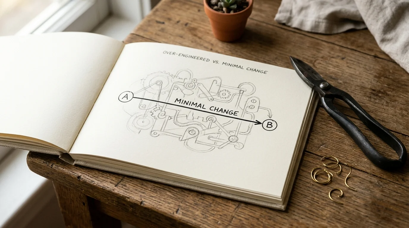 Ponytail — The Lazy Senior Dev Skill for the Smallest Complete Change